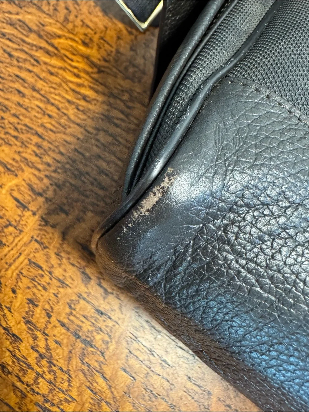 Dunhill Canvas and Leather Messenger Bag